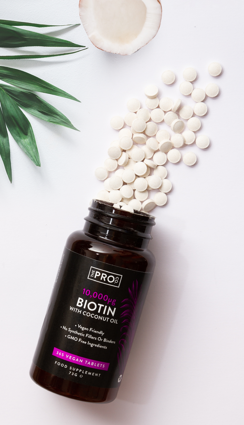 Biotin 10,000mcg with Coconut Oil